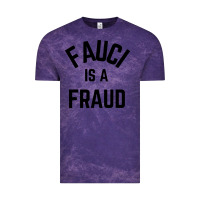 Cloud Purple fauci is a fraud Vintage Tee - artisFamous