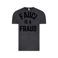 Vintage Black fauci is a fraud Vintage Tee - artisFamous
