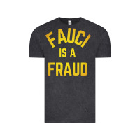 Vintage Black fauci is a fraud Vintage Tee - artisFamous
