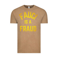 Vintage Coffee fauci is a fraud Vintage Tee - artisFamous