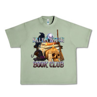 Oil Green Salem Witch Book Club Urban Heavy Tee - texasbilliewilder