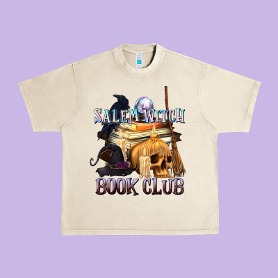 Salem Witch Book Club Urban Heavy Tee Designed By Texasbilliewilder