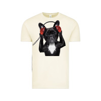 Vintage Arctic french bulldog dj style Vintage Tee - artisFamous