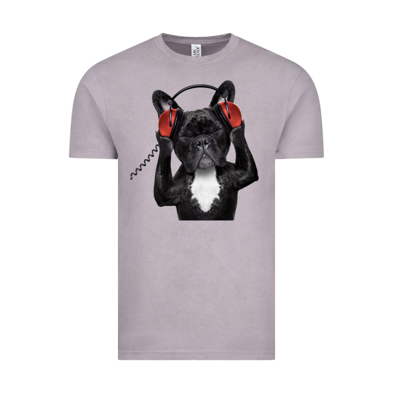 French Bulldog Dj Style Vintage Tee by artisFamous | Teevron