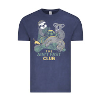 Vintage Denim the ain't fast club Vintage Tee - artisFamous