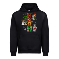 Black christmas ho ho ho gnomes Urban Hoodie - BarkalooDesign