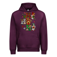 Mauve Wine christmas ho ho ho gnomes Urban Hoodie - BarkalooDesign