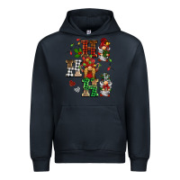 Navy christmas ho ho ho gnomes Urban Hoodie - BarkalooDesign