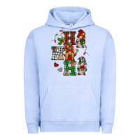 Pigment Grape Ice christmas ho ho ho gnomes Urban Hoodie - BarkalooDesign