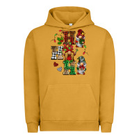 Pigment Peanut Butter christmas ho ho ho gnomes Urban Hoodie - BarkalooDesign