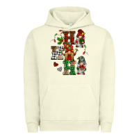 Pigment Pistachio christmas ho ho ho gnomes Urban Hoodie - BarkalooDesign