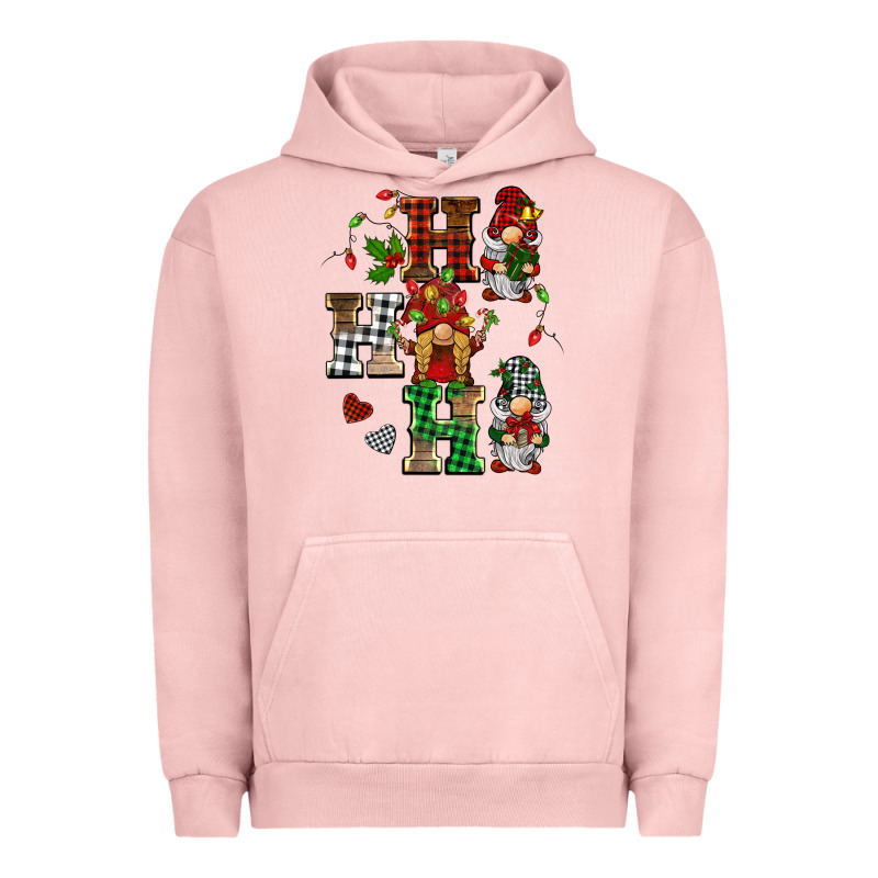 Christmas Ho Ho Ho Gnomes Urban Hoodie by BarkalooDesign | Teevron
