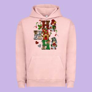 Christmas Ho Ho Ho Gnomes Urban Hoodie Designed By Barkaloodesign