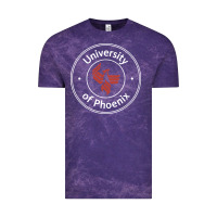 Cloud Purple university of phoenix white red Vintage Tee - artisFamous