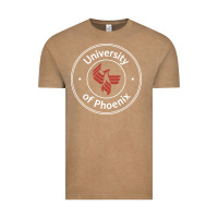 Vintage Coffee university of phoenix white red Vintage Tee - artisFamous