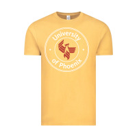 Vintage Mustard university of phoenix white red Vintage Tee - artisFamous