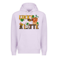 Lilac lucky a latte Premium Hoodie - FaDigitalArtStudio