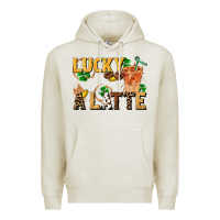 Oatmeal Heather lucky a latte Premium Hoodie - FaDigitalArtStudio