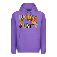 Purple lucky a latte Premium Hoodie - FaDigitalArtStudio