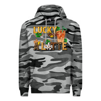 Slate Camo lucky a latte Premium Hoodie - FaDigitalArtStudio