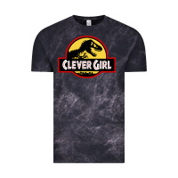 Cloud Black clever girl Vintage Tee - artisFamous