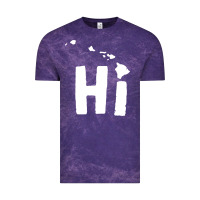 Cloud Purple hi hawaii Vintage Tee - artisFamous