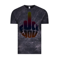 Cloud Black fuck you middle finger Vintage Tee - artisFamous
