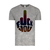 Cloud Rock fuck you middle finger Vintage Tee - artisFamous