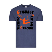 Vintage Denim awesome gymnastics boy gymnast power strong Vintage Tee - artisFamous