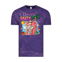 Cloud Purple Always salty Vintage Tee - NancyCooperArtShop