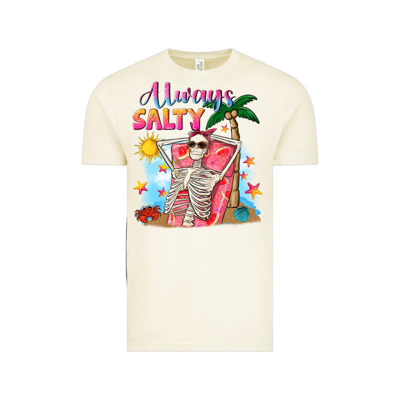 Always Salty Vintage Tee by NancyCooperArtShop | Teevron