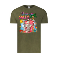 Vintage Olive Always salty Vintage Tee - NancyCooperArtShop