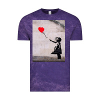 Cloud Purple banksy, hope Vintage Tee - artisFamous