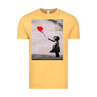 Vintage Mustard banksy, hope Vintage Tee - artisFamous