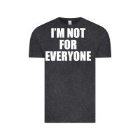 Vintage Black I'm Not For Everyone Funny Vintage Tee - artisFamous