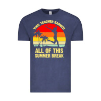 Vintage Denim vintage this teacher earned all of this summer break Vintage Tee - artisFamous