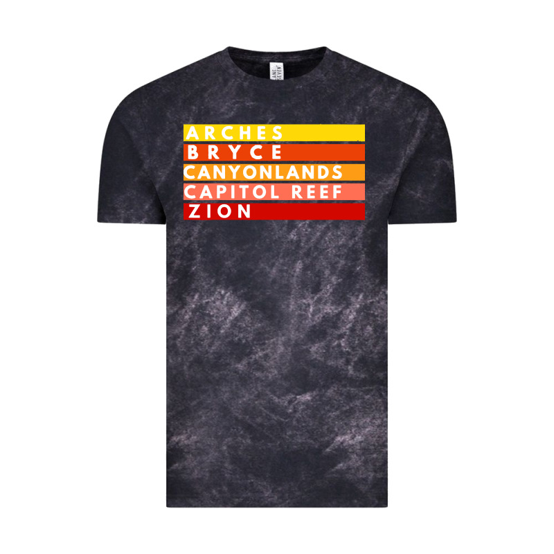 Utah National Parks Utah S Mighty Five Souvenir Nps Moab Vintage Tee by artisFamous | Teevron