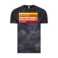 Cloud Black utah national parks utah s mighty five souvenir nps moab Vintage Tee - artisFamous
