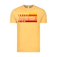 Vintage Mustard utah national parks utah s mighty five souvenir nps moab Vintage Tee - artisFamous