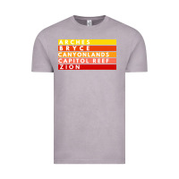 Vintage Zinc utah national parks utah s mighty five souvenir nps moab Vintage Tee - artisFamous