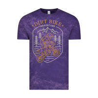 Cloud Purple dirt bike 1a Vintage Tee - artisFamous
