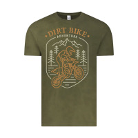 Vintage Olive dirt bike 1a Vintage Tee - artisFamous