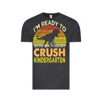 Vintage Black i'm ready to crush kindergarten dinosaur back to school kids t shirt Vintage Tee - artisFamous