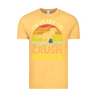 Vintage Mustard i'm ready to crush kindergarten dinosaur back to school kids t shirt Vintage Tee - artisFamous