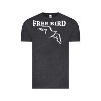 Vintage Black lynyrd skynard free bird ronnie van zant Vintage Tee - artisFamous