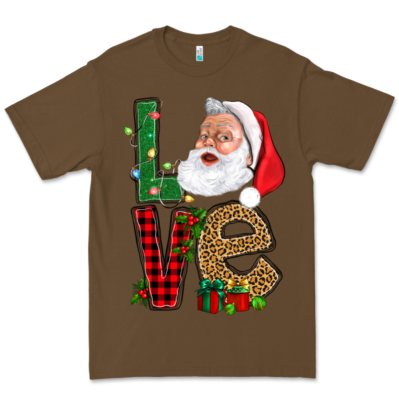 Love With Santa Portrait Premium Tee by BundleAndBundleShop | Teevron