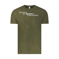Vintage Olive proudly unpoisoned Vintage Tee - artisFamous