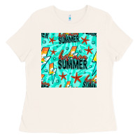 Bone Hot Mom Summer Digital Paper Ladies Tee - BundleAndBundleShop