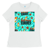 White Hot Mom Summer Digital Paper Ladies Tee - BundleAndBundleShop