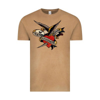Vintage Camel sailor jerry tattoo art military mermaid Vintage Tee - artisFamous